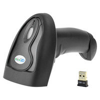 Escáner de Código de Barras 2D NETUM Compatible con Conexión Inalámbrica 2.4G, Bluetooth y Cable USB, Lector de Códigos de Barras 1228BL