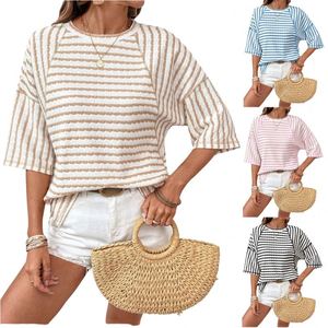 Lightweight Breathable Style <b>Mesh</b> Print Diagonal Shoulder Long Sleeve <b>Top</b> Irregular Off-the-shoulder Short <b>Top</b> for <b>Women</b> - Product Image 1