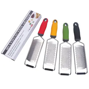 Hot Sale Stainless steel wide plate cheese grater Cheese chocolate scraper Lemon zest scrub grater