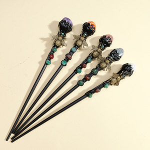 ตะเกียบคริสตัลรูปผึ้งแบบขายส่ง ตะเกียบไม้ทำมือสำหรับเวทมนตร์ ตะเกียบเรกิสำหรับบำบัด ของตกแต่ง ของขวัญ ขายส่งจำนวนมาก - Product Image 3