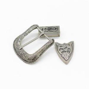 La nueva moda occidental 3 piezas hebilla de aleación 20-25mm conjunto de hebilla de cinturón - Product Image 3