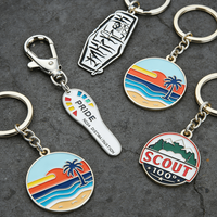 Porte-clés en métal personnalisé avec logo, en alliage de zinc, pour cadeaux promotionnels d'entreprise, souvenirs, branding, prix de gros