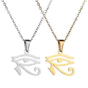 Collar de Acero Inoxidable 316L para Hombre con Amuleto Egipcio Antiguo y Colgante de Ojo de Horus, Cadenas Duraderas - Product Image 5
