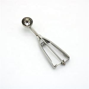 Cuillère à glace en acier inoxydable pour sorbet, pâte à biscuits, fruits, melon, boulettes de viande, avec déclencheur pour enfants - Product Image 2