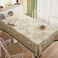 Nappe imperméable, anti-taches et sans lavage, style moderne minimaliste, luxe léger, rectangulaire, nouveau style, housse de table à manger