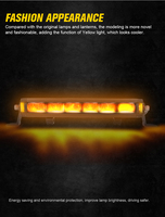 Barra de luces LED universal de 8 '', 12'', 22 '', 32'', 42 '', 52'', haz puntual, haz de inundación, haz combinado, luces auxiliares, accesorios para todoterreno, para uso en el exterior, para uso en el exterior
