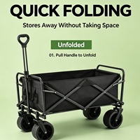 Chariot utilitaire pliable multifonctionnel électrique pour extérieur, vente en gros