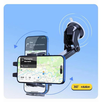Nouveaux supports de téléphone portable réglables à forte aspiration pour voiture