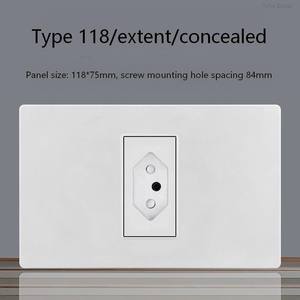 Panneau ignifuge pour PC, norme brésilienne, interrupteur 20A et prise murale 10A, avec 3 interrupteurs de prise AC - Product Image 2