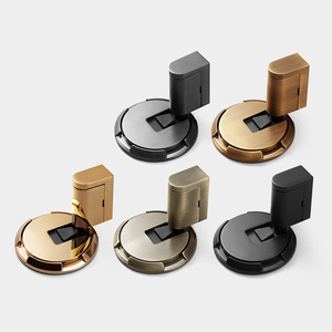 Zinc Alloy Modern Ground Suction Door <b>Stopper</b> with Super Strong Windproof Design Durable & Easy Installation - Product Image 2