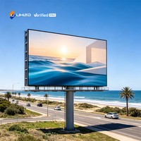 Écran d'affichage LED UHLED pour publicité extérieure, affichage publicitaire extérieur P6.67 P8 P10, boîtier entièrement en aluminium pour terrain de sport, tableau de scores extérieur