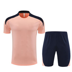 Summer Football Uniforms Short-sleeved training suit 25/26 Jersey Breathable Polyester Quick Dry Crew Neck Unisex - Product Image 1