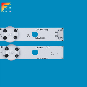 Tira de retroiluminación LED 4+<span class=keywords><strong>5</strong></span> LAMP para TV <span class=keywords><strong>TVE</strong></span>_WICOP_49INCH_UHD_REV06_A/B 49LF510V 49UF640V 49TV61CH 49UF640-ZA 49UH610A 49UF6407 - Product Image 2