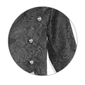 Costume de smoking pour homme, style gothique, jacquard, double boutonnage, taille S, taille plus, taille L - Product Image 5