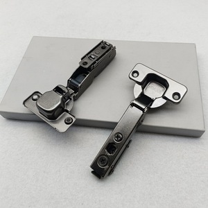 บานพับเฟอร์นิเจอร์แบบฝังเต็มรูปแบบ Adams Gunmetal Black 3D Hinge ขนาด 16-28 มม. ปิดแบบนุ่มนวล สำหรับตู้เสื้อผ้า - Product Image 2