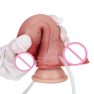 ORALSX Inflatable Squirting <b>Dildo</b> Silicone Realistic Penis Fantasy Ejaculation <b>Dildo</b> Wholesale Female Masturbator Adult Sex Toys - Product Image 6