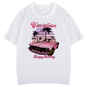 <strong>Wholesale</strong> Custom <strong>T</strong>-<strong>Shirt</strong> Vacation Graphic Tee Custom Drip Effect Graffiti <strong>T</strong> <strong>Shirt</strong> Top Premium Eco-Friendly Apparel for B2B Bulk - Product Image 4
