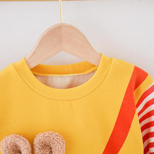 Ropa de Otoño para Bebés, Conjunto Deportivo Unisex para Niños, Camiseta con Bolsillo y Pantalones, Conjuntos de China - Product Image 2