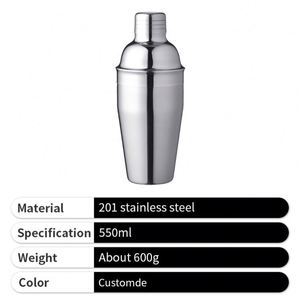 Coctelera Transparente de Acero Inoxidable Personalizada, Regalo Exclusivo Perfecto para Amigos, Hombres y Mujeres - Product Image 4
