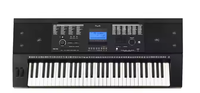 Keyboard Piano Digital Profesional Murah 61-Tombol Layar Digital 500-Nada 80-Lagu Demo Jack Headphone 3.5mm Plastik Hitam AS