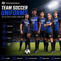 Camiseta de Fútbol Personalizada con Nombre de Equipo, Sublimación Completa, Ropa Deportiva de Secado Rápido