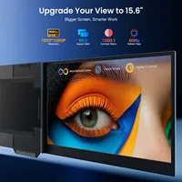 Monitor Portátil de 15.6 Pulgadas 1080P IPS con Triple Pantalla, Conexión con un Solo Cable, Plug & Play, Ideal para Viajes y Negocios, Gran Venta al Mejor Precio