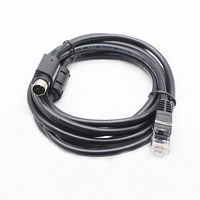 Werkseitig angepasstes RJ45-zu-8-poliges Mini-Din-Stecker-Ladekabel mit Ferrit kern