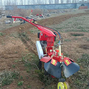 Cultivateur manuel 12 pouces, moteur à essence 80 cc, rouge, pour le travail du jardin et la préparation du sol - Product Image 3