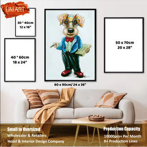 <span class=keywords><strong>Peinture</strong></span> sur toile en acrylique verticale pour animalerie, impression sur toile en acrylique de <span class=keywords><strong>chien</strong></span> professeur, art mural, décoration murale en acrylique cristallin pour animaux - Product Image 5