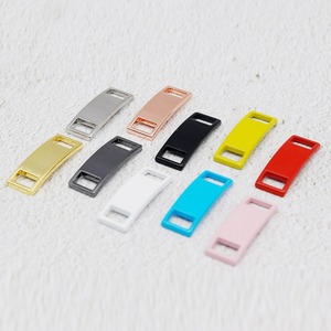 Boucle de lacet personnalisée en métal gravé avec logo coloré, étiquette vierge colorée, accessoires de verrouillage pour lacets de chaussures - Product Image 6