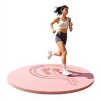 Tapis de yoga transfrontalier en élastomère thermoplastique, cercle épaissi, insonorisant, absorbant les chocs, large, extra-épais, pour hommes et femmes