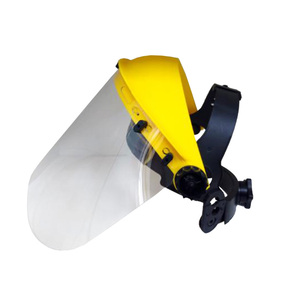 Visière en polycarbonate industrielle anti-rayures certifiée CE, modèle FS4133, pour le meulage et le ponçage des débris métalliques, production en série - Product Image 1