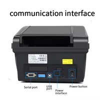 Imprimante d'étiquettes industrielles C168, thermique/par transfert thermique, 203dpi/300dpi, en stock pour l'impression express en entrepôt, au bureau et sur ordinateur de bureau