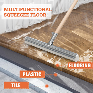 Công nghiệp HEAVY DUTY Đen Đôi bọt cao su sàn giống cây chổi sàn gạt nước với xử lý cho bê tông gỗ gạch làm sạch no.8106 - Product Image 4