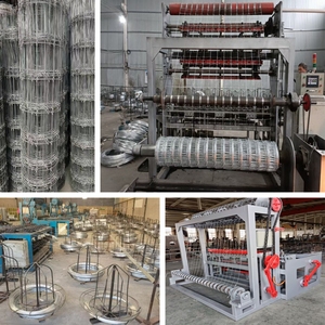 Rouleau de clôture agricole galvanisée à mailles graduées, hauteur 1,2 m, en fil d'acier tressé, <span class=keywords><strong>pour</strong></span> l'élevage de moutons, chèvres, bovins et cerfs - Product Image 6