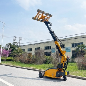 Robot de levage de verre <span class=keywords><strong>électrique</strong></span> mobile, grue de travail, robot de manutention de verre par aspiration - Product Image 1