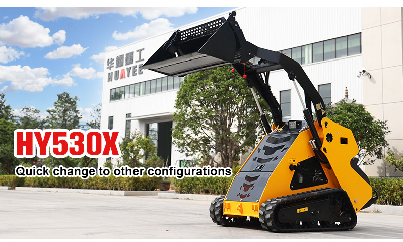 Fast Delivery Cheap Skid EPA Engine Wheel Loader Skid Steer Loader Attachment HY380 Mini Skid Steer Diesel Loader Free Shipping
