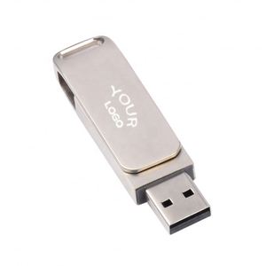 แฟลชไดรฟ์ OTG 2-in-1 ดีไซน์ใหม่ ความเร็วสูง ขนาด 64GB 32GB 16GB แบบโลหะ ชนิด Type-C สำหรับโปรโมชั่น - Product Image 4