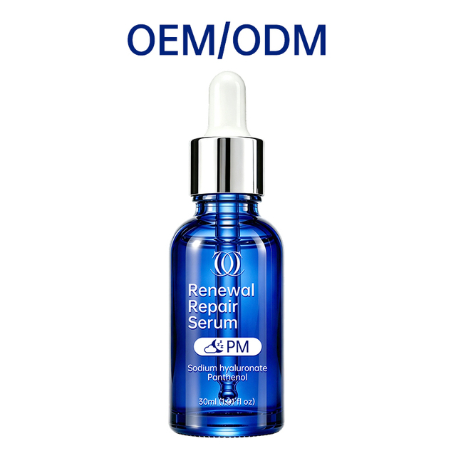 Night Repair Serum Renewal Serum Barrier Repair Panthenol Centella Sodium Hyaluronate Hydrating 30ml PM OEM