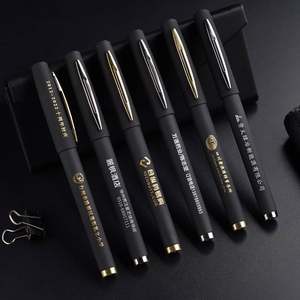 Bolígrafo de plástico negro de 0,5mm para negocios, firma de oficina, regalo, promoción, anuncio personalizado - Product Image 5