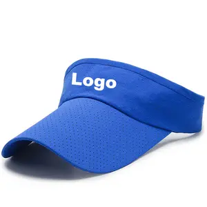 Customized Blank Summer Sunvisor Hat Men Women Sports Face Golf Running Short Sun Visor Cap