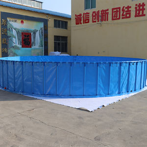 Réservoirs de bâche en PVC durables personnalisés bon marché pour l'étang de pêche de pisciculture Agents de recrutement de 10000 litres - Product Image 4