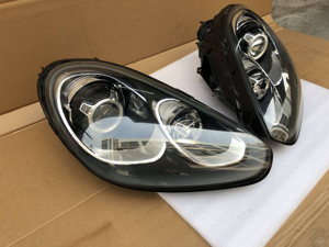 Faro Delantero de Xenón Negro para Porsche Cayenne 958.2 Turbo (2015-2017), con AFS y DRL, Conjunto de Dos Piezas - Product Image 4