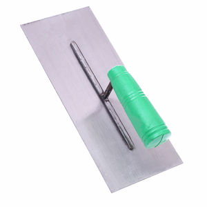 Truelle <span class=keywords><strong>de</strong></span> maçonnerie poignée en plastique <span class=keywords><strong>carreleur</strong></span> Mate outils béton sol plâtrage finition ciment truelle acier au carbone - Product Image 3