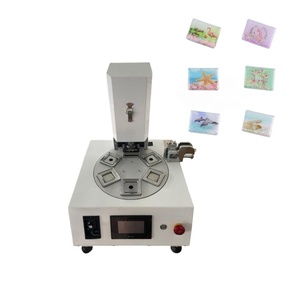 High Quality Pneumatic Machine for Fridge Magnet Pin <b>Badge</b> <b>Making</b> Semi Automatic - Product Image 1