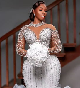 aviva bridesmaid dresses Bling Bling Wedding Dresses Sequin Off Shoulder