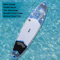 Planche à pagaie gonflable Stand Up Paddle 11'' en PVC, polyvalente pour lacs et rivières, avec garantie de 3 ans, OME Unisexe
