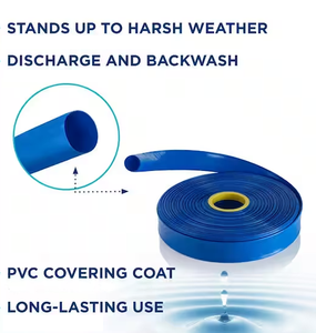 70mm đầy màu sắc 3 inch đường kính mỏng Tường ống PVC nằm phẳng <span class=keywords><strong>Hose</strong></span> đen xanh <span class=keywords><strong>100m</strong></span> với kết nối khớp nối - Product Image 6