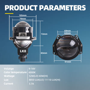 SANVI Usine En Gros Bas <span class=keywords><strong>Prix</strong></span> Non Destructif Haute Qualité Led Projecteur Lentille 2.5 pouces <span class=keywords><strong>pour</strong></span> Camion Bi Led <span class=keywords><strong>Voiture</strong></span> Lumière - Product Image 5