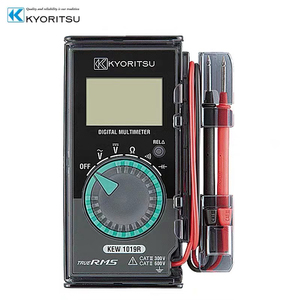 Multimètre numérique avancé Kyoritsu 1019R, testeur de tension, étanche, certifié CE, 600V AC 1000A, faible consommation électrique - Product Image 1